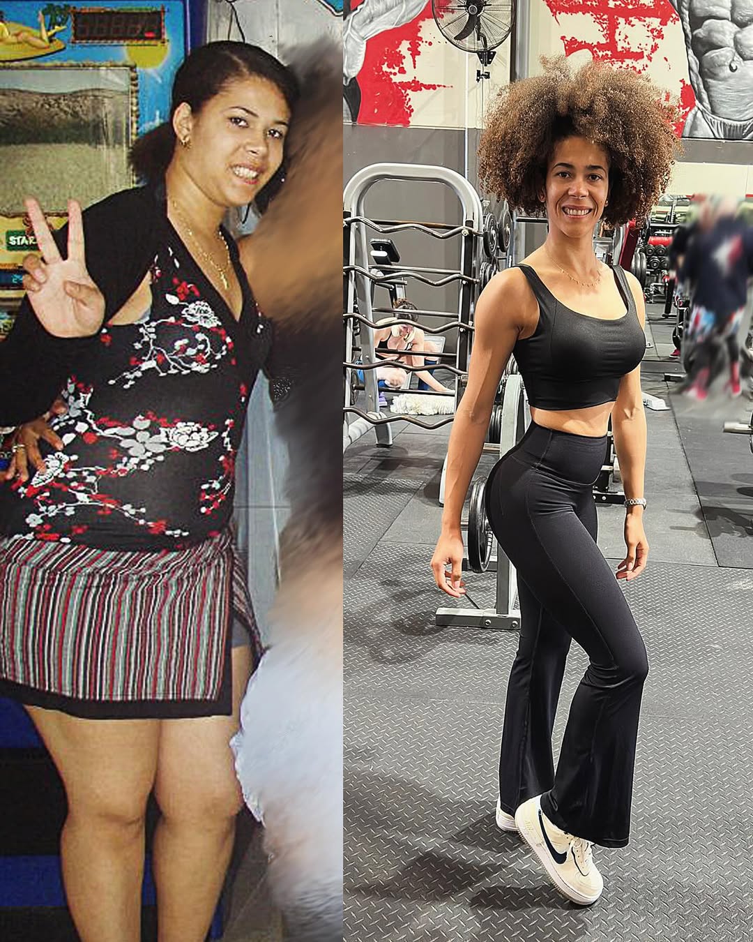 Estefani Santos - Antes y Después